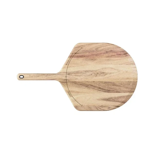 Gozney Acacia Placement Peel, Medium, 12'', Natural Wood Pizza Peel