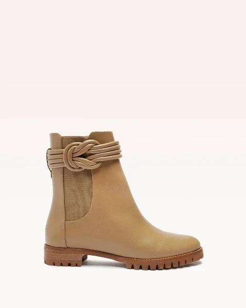 Vicky Waterproof Combat Bootie Latte - Save 30% Today!