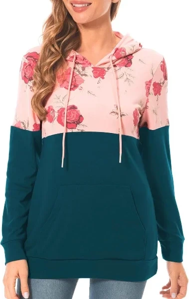 Bearsland Women's Maternity Breastfeeding Sweater Hoodie Nursing Sweatshirt with Pockets - Now 20% Off!