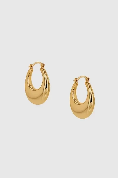 Gradual Hoop Earrings - Gold - 40% Price Drop!