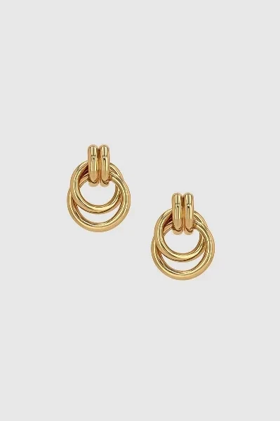 Double Knot Earrings - Gold - Save $8000 Today!