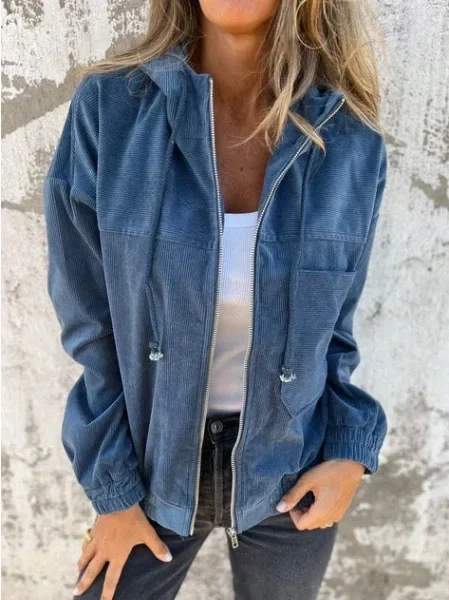 Plain Buckle Casual Hoodie Jacket - 20% Off Today!