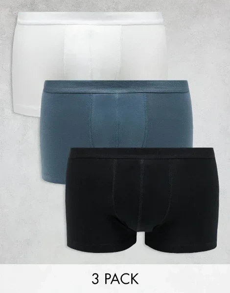 ASOS DESIGN 3 pack trunks in multiple colors - Save $899 Today!