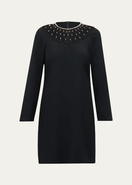 Alby Chain-Embellished Shift Dress - 40% Price Drop!