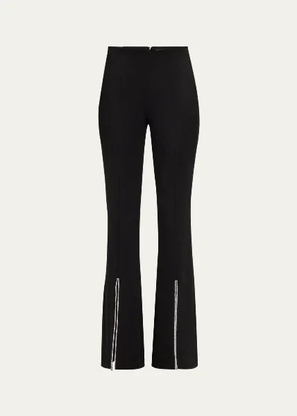 RMP Bootcut Pants with Embellished Front Slits - 60% Off Limited Time!