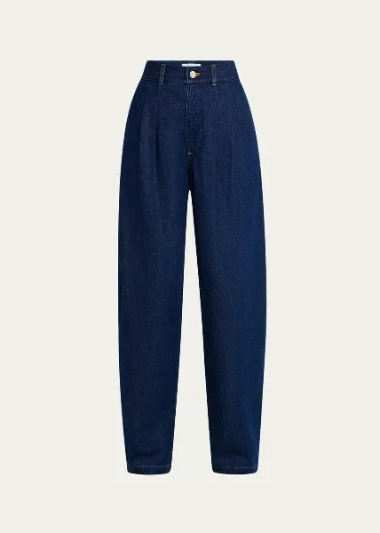 Trapunto Denim Trousers - 40% Price Drop!