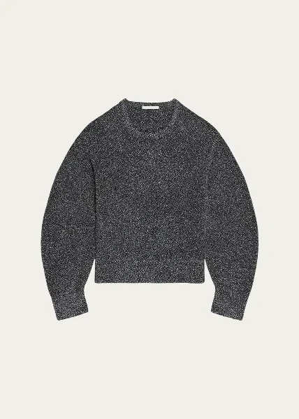 Apex Sparkly Lurex Crewneck Sweater - 40% Off Today!