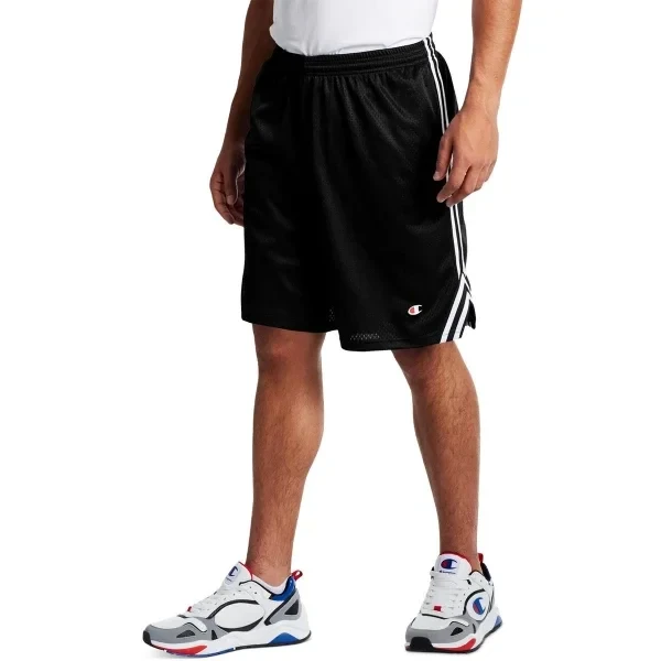 Champion Mens Striped Trim Fitness Shorts - Save $2201 Now!