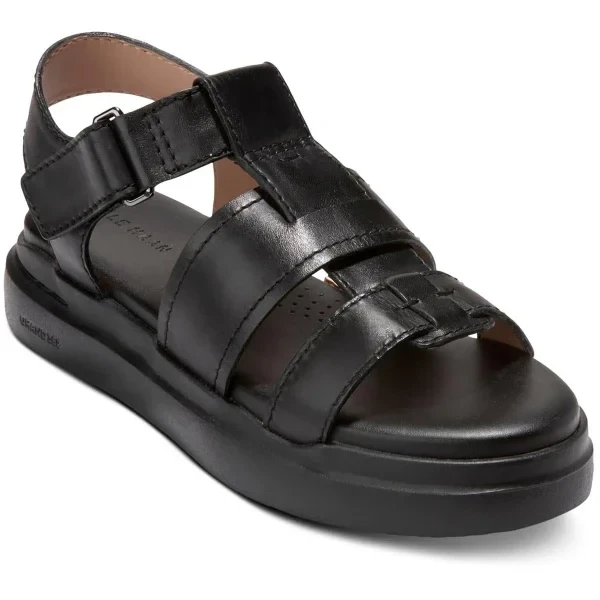 Cole Haan Womens Grandpro Rally Fisherman Sandal Leather Fisherman Sandals - 60% Discount Now!
