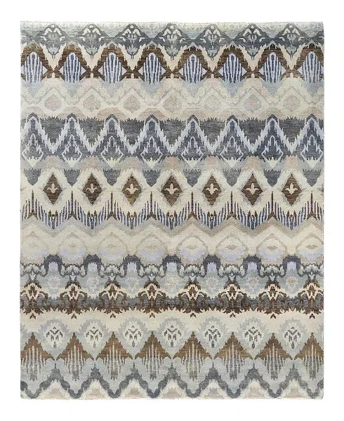 Indo Ikat M6362 Area Rug, 8' x 9'10" - 50% Discount Now!