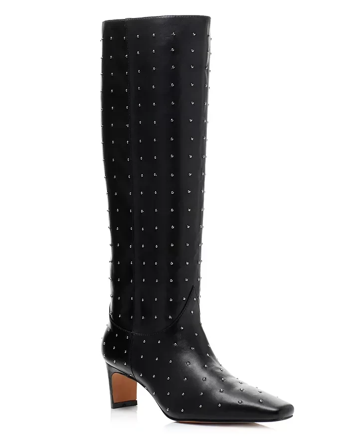 Women's Heris Studded High Heel Boots - Exclusive - Now 70% Off!