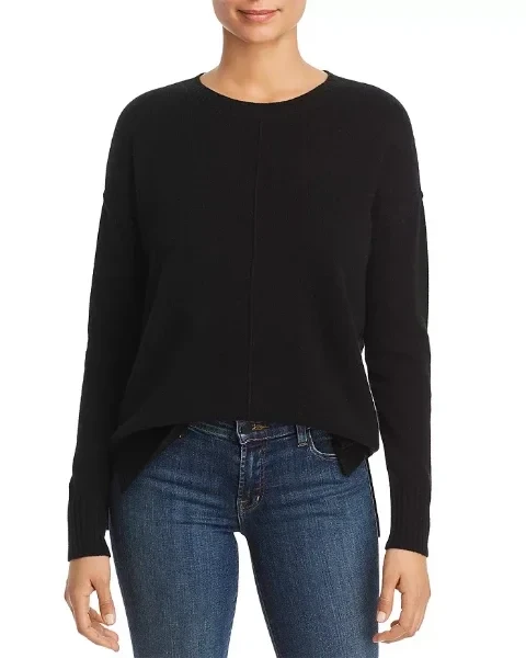 C by Bloomingdale's High/Low Cashmere Crewneck Sweater - Exclusive - 25% Off Today!