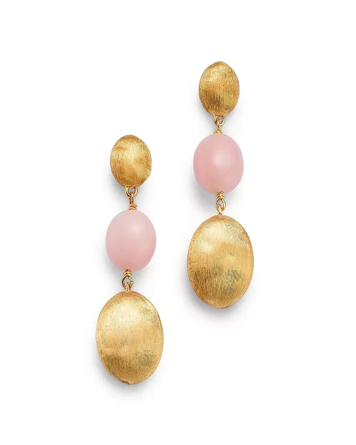 18K Yellow Gold Siviglia Three Oval Drop Earrings - Exclusive - Save $34000 Today!