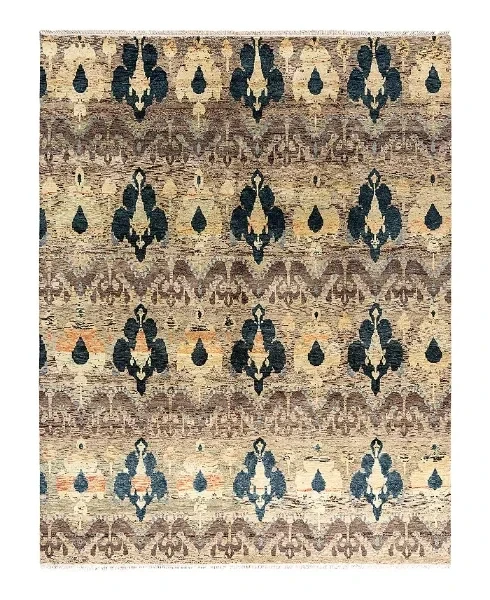 Indo Ikat M6178 Area Rug, 7'10" x 10'1" - 50% Discount Now!