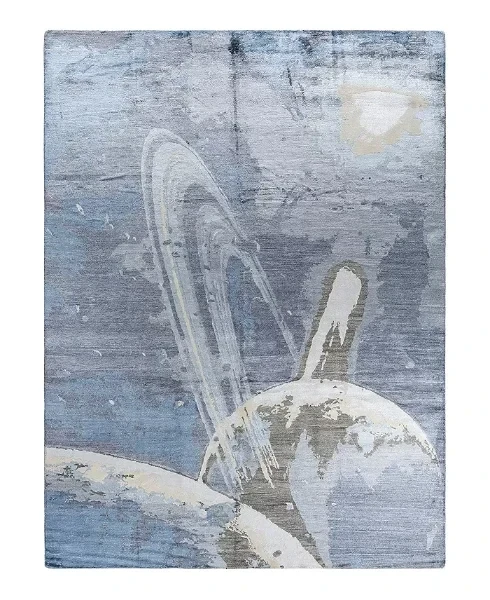Indo Modern M7522 Area Rug, 9'1" x 12'2" - 50% Price Drop!
