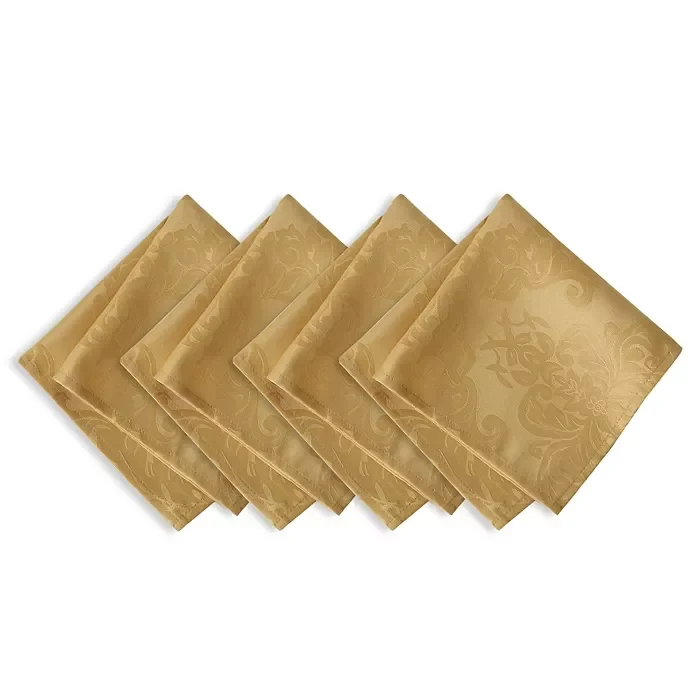 Elrene Barcelona Jacquard Damask Napkins, Set of 4