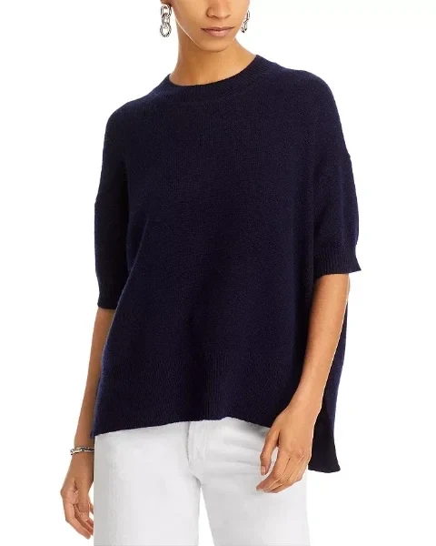 C by Bloomingdale's Short Sleeve Cashmere Sweater - Exclusive - Now 66% Off!