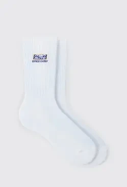 Moto Man Auto Embroidered Socks - Now 50% Off!
