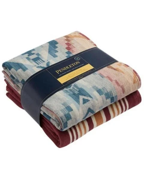Pendleton Cotton Throw Gift Pack - 2 Piece - 34% Off Limited Time!