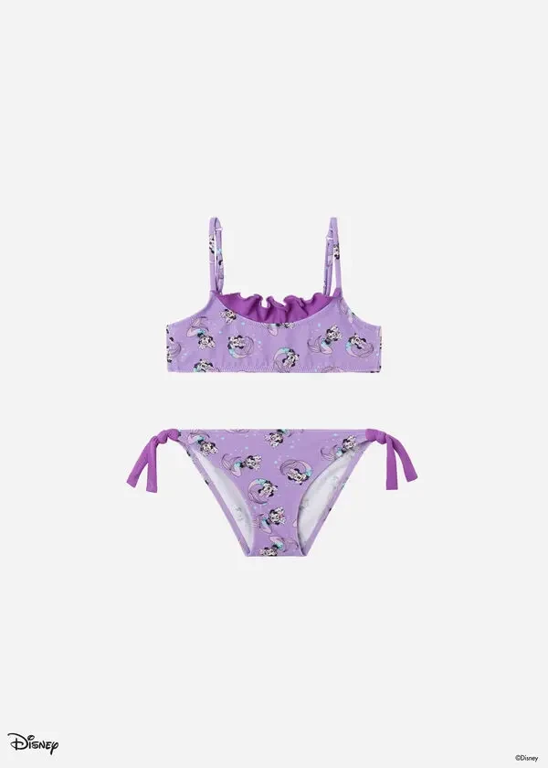 Girls' Two Piece Swimsuit Mermaid Minnie Disney