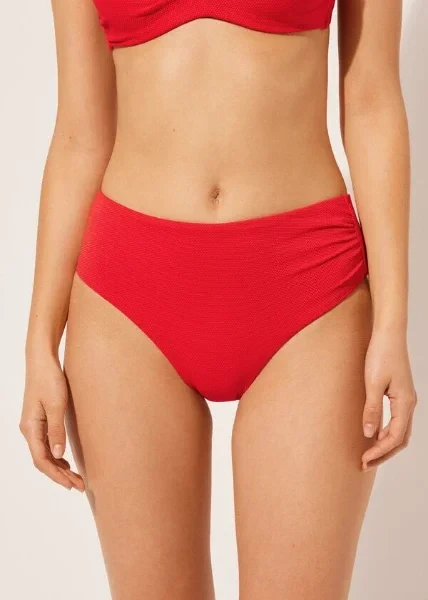 High Waist Shaping Swimsuit Bottoms Classic Piquet