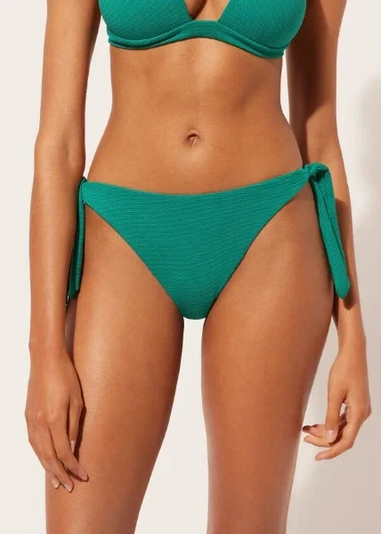 Side Tie Swimsuit Bottom Classic Piquet