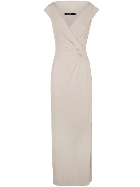 Lauren Ralph Lauren V-Neck Sleeveless Maxi Dress - 36% Off Limited Time!