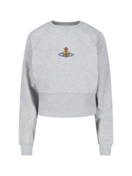 Vivienne Westwood Orb Embroidered Crewneck Sweatshirt - 33% Discount Now!