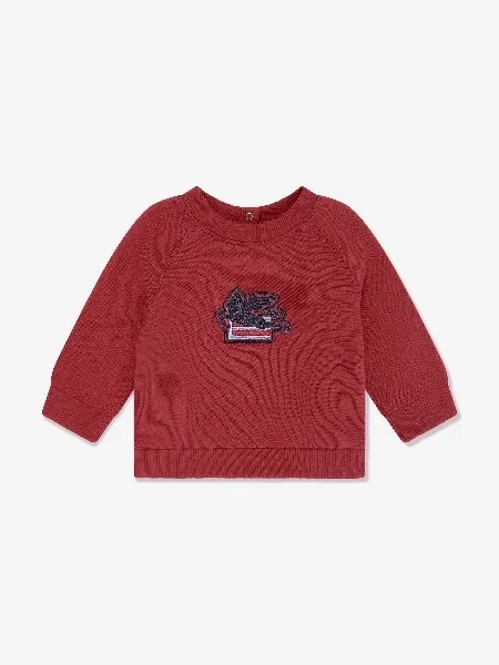 Etro Baby Boys Pegaso Logo Sweatshirt in Red - Save 30% Today!