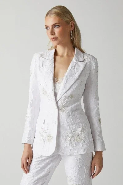 Premium Embellished Jacquard Blazer - Now 30% Off!