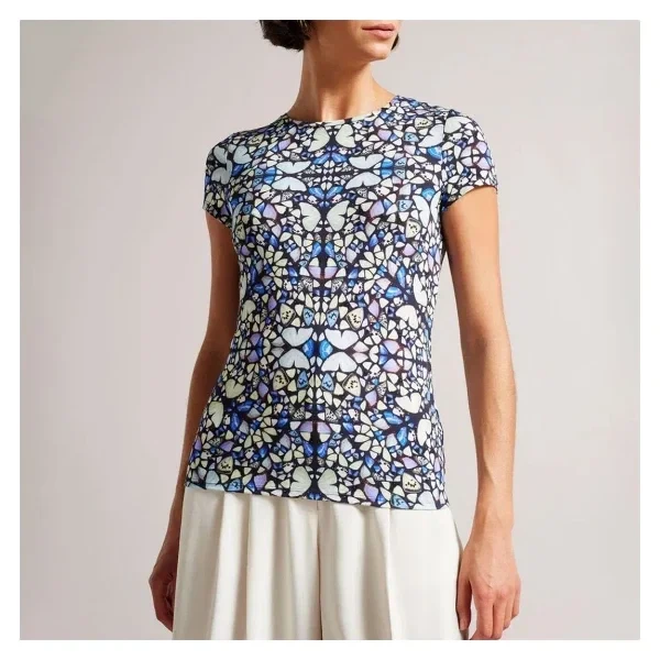 Blue Print Maraly T-Shirt - 56% Off Today!