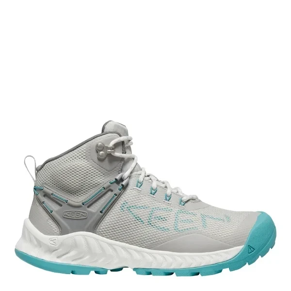 Women's Grey/Blue Nxis Evo Waterproof Mid Walking Boot