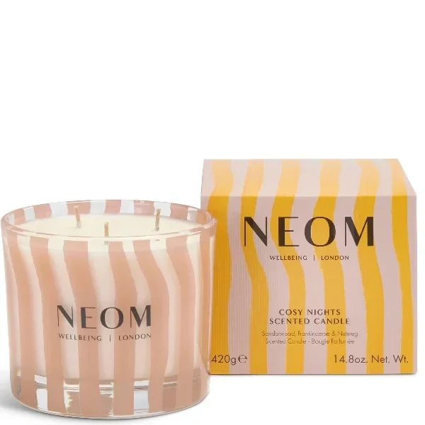 NEOM Cosy Nights 3 Wick Candle - 50% Off Limited Time!