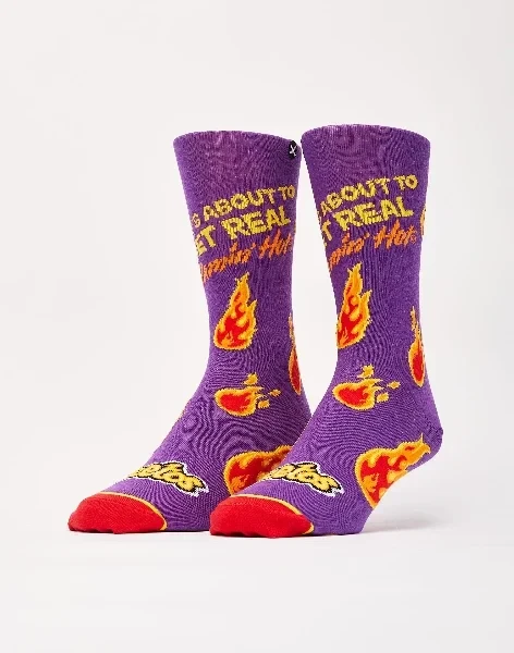 Odd Sox Flamin' Hot Crew Socks - 93% Discount Now!