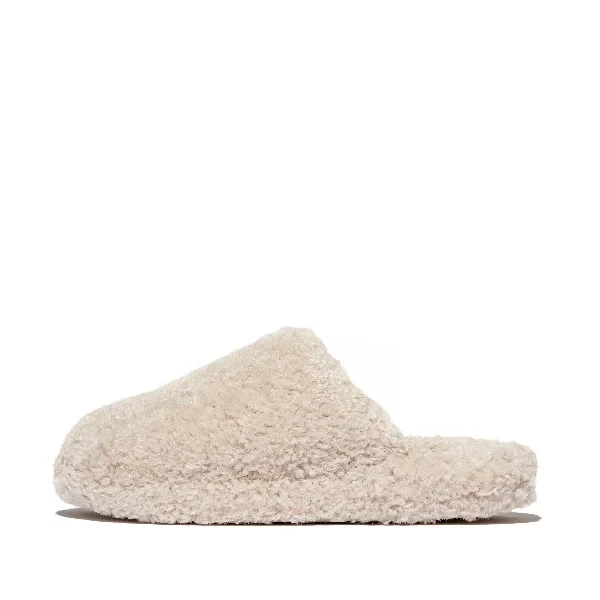 IQUSHION D-LUXE Padded Teddy Slipper Mules - Save 34% Today!