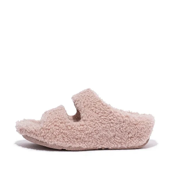 SHUV Two-Bar Shearling Slides - 44% Off Limited Time!