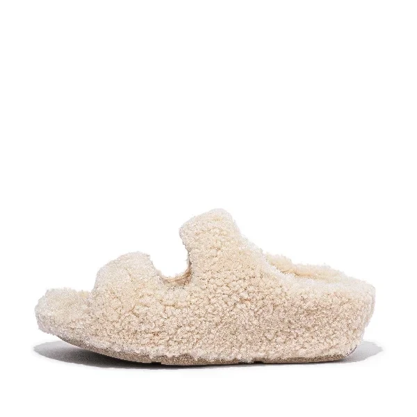 SHUV Two-Bar Shearling Slides - Save 44% Today!