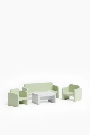 Wooden Dollhouse Toy Set - Save $450 Now!