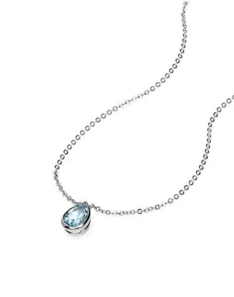 Ocean Drop Necklace (White Gold) - 70% Price Drop!