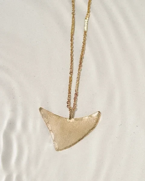Shark Fin Necklace - 44% Off Today!