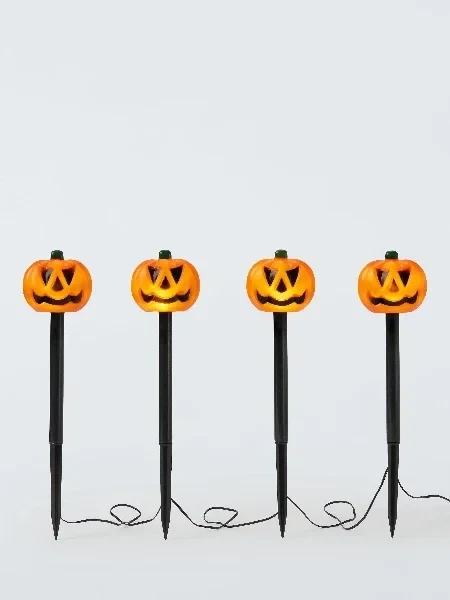 Pumpkin LED Stake Lights, Pack of 4 - Save $450 Today!