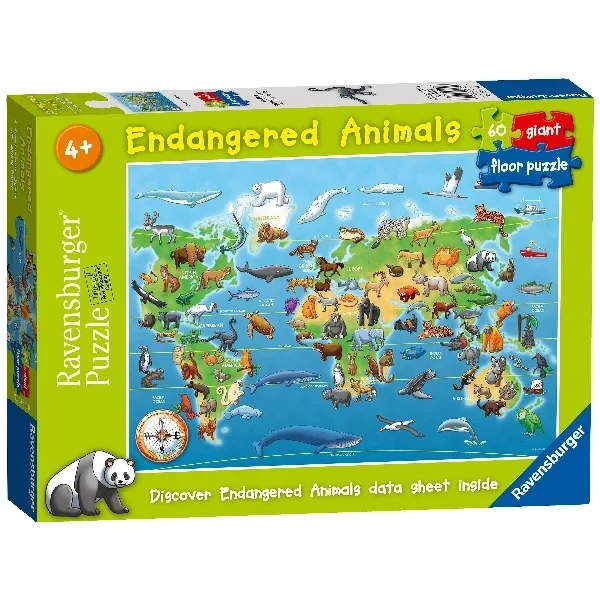 Endangered Animals Jigsaw Puzzle, 60 Pieces - Save 20% Today!