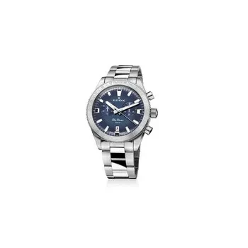 Edox Skydiver Chronograph Quartz Blue Dial Men's Watch 10116 3 BUIDN - Save $56700 Today!