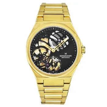 Manager Revolution Hand Wind Black Dial Men's Watch MAN-RM-10-GM - Save $184500 Now!