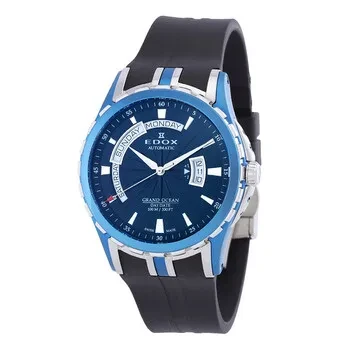 Edox Grand Ocean Automatic Blue Dial Men's Watch 83006 357BCA BUIN - 78% Off Limited Time!