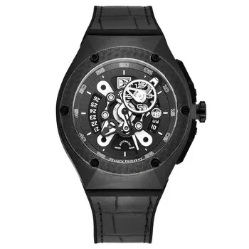 Franck Dubarry Crazy Wheel Automatic Black Dial Men's Watch CW-04-05