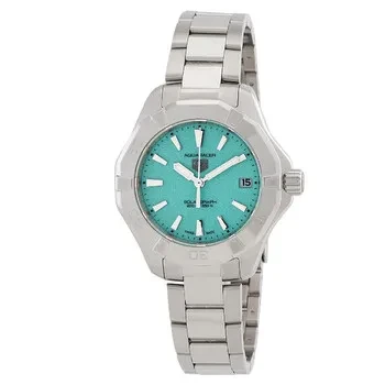 Tag Heuer Aquaracer Quartz Green Dial Ladies Watch WBP1315.BA0005