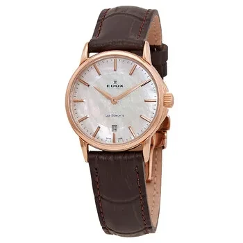 Edox Les Bemonts Mother of Pearl Dial Ladies Watch 57001 37R NAIR - Save $50902 Now!