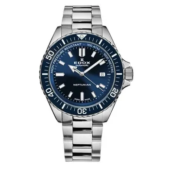 Edox Neptunian Automatic Blue Dial Men's Watch 80120 3BUM BUF - Save $67000 Today!