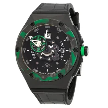 Franck Dubarry Crazy Wheel Automatic Black Dial Men's Watch CW-04-07